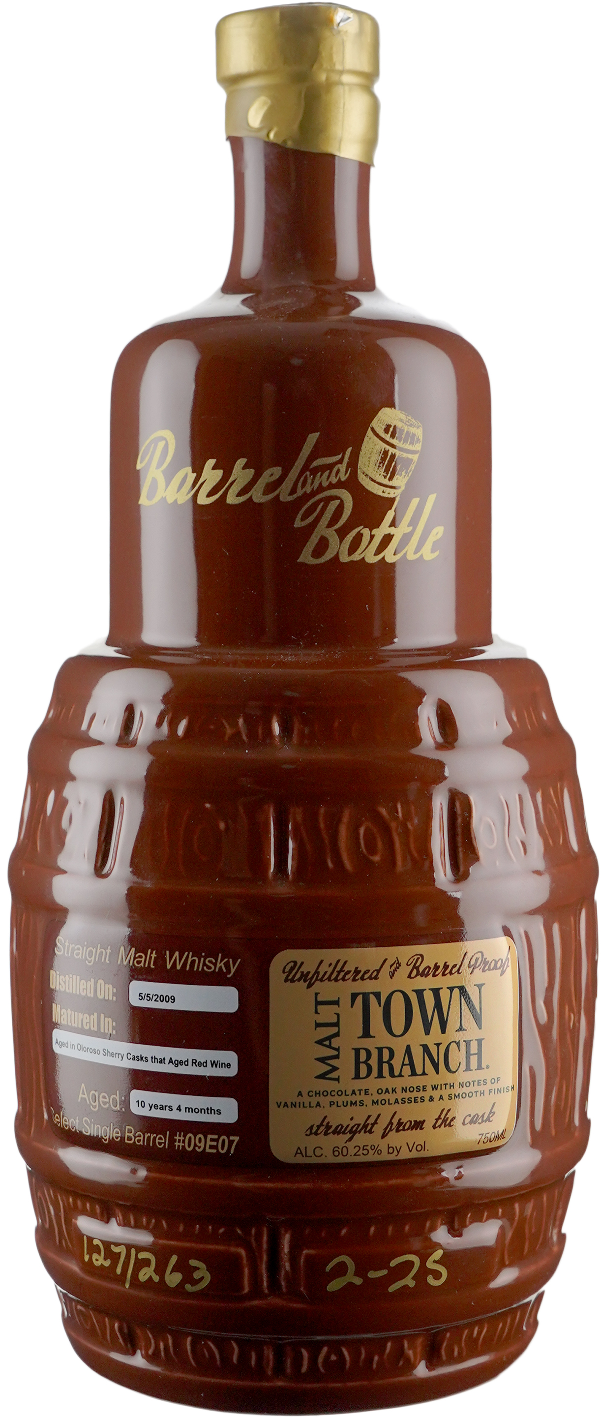 Barrel & Bottle Town Branch American Single Malt ex Sherry Cask # 09E07