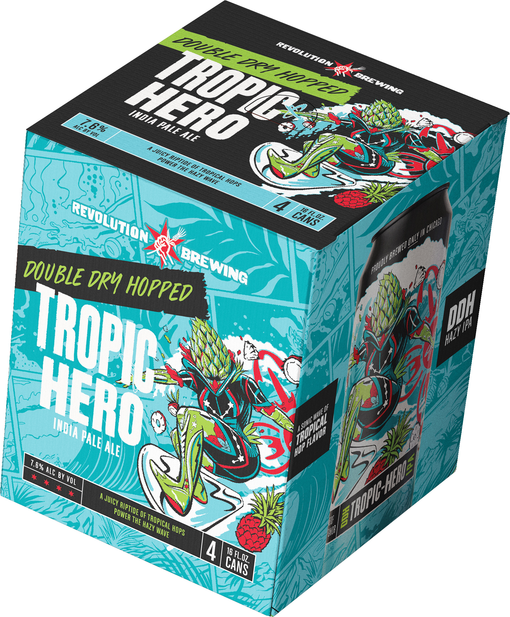 Revolution Double Dry Hopped Tropic Hero
