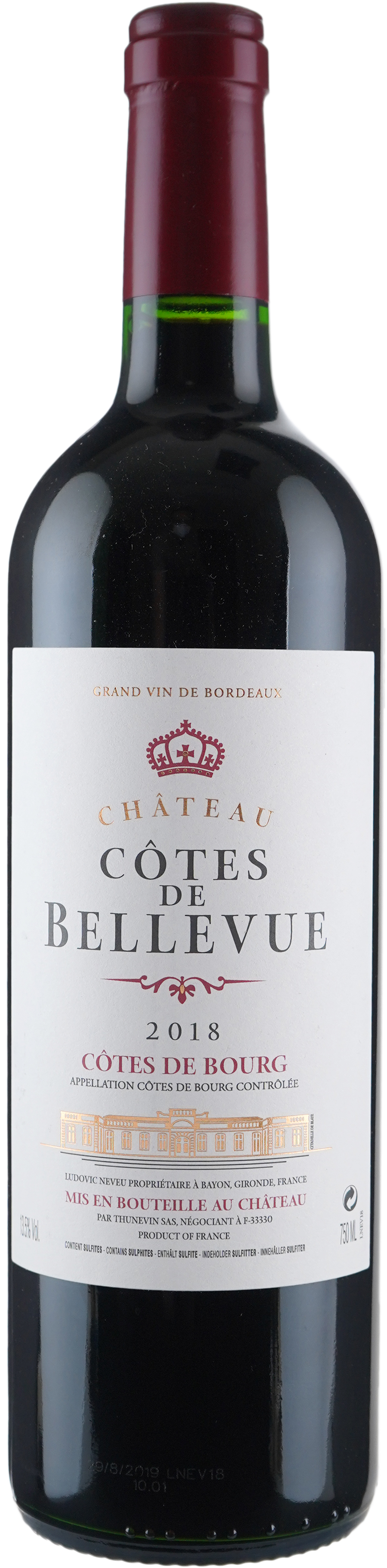 Chateau Cotes de Bellevue Cotes de Bourg 2018