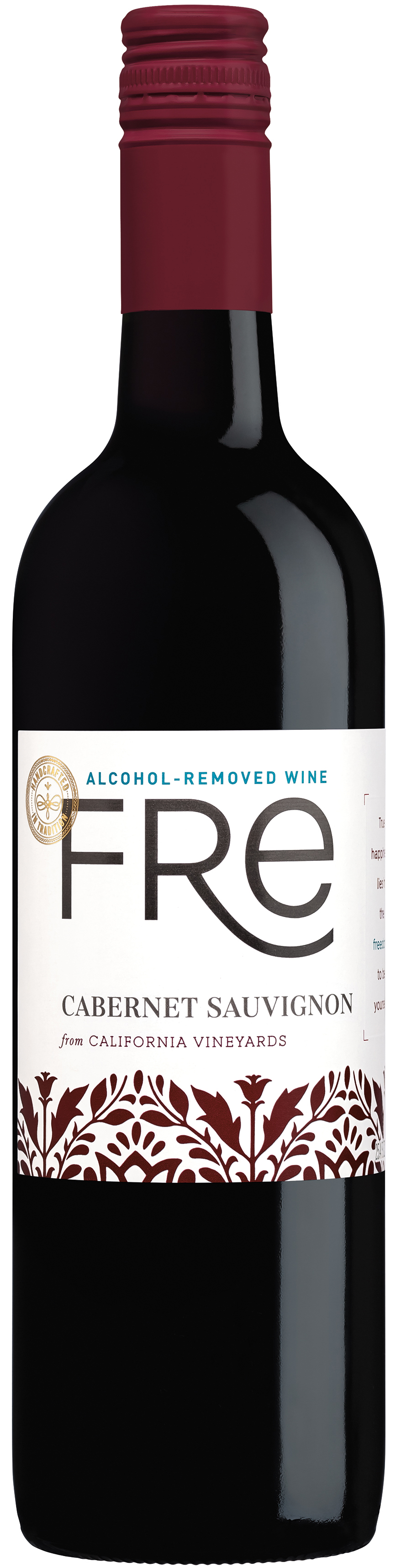 Fre Cabernet Sauvignon Non Alcoholic 750 ml Bottle Fre Cabernet Sauvignon Non Alcoholic 750 ml Bottle