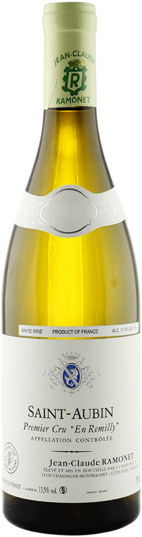Domaine Ramonet Saint Aubin en Remilly 2016