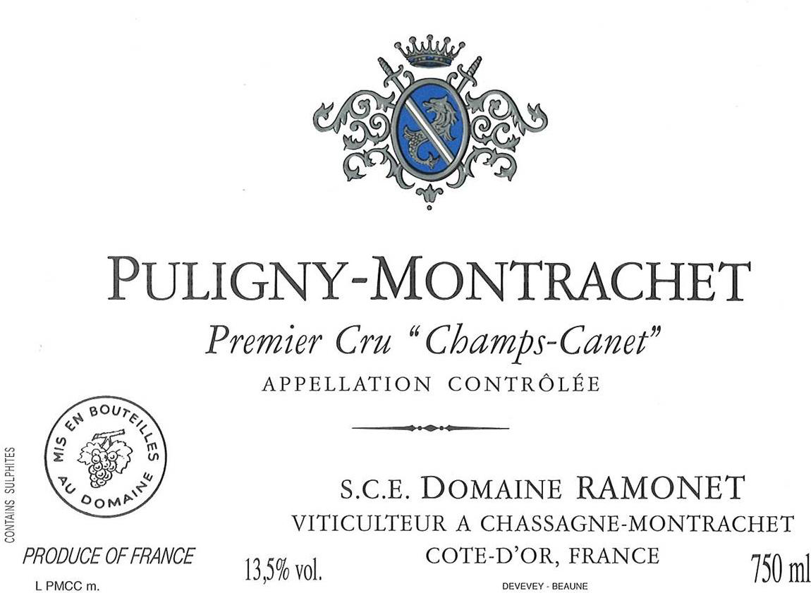 Domaine Ramonet Puligny Montrachet Champs Canet 2016