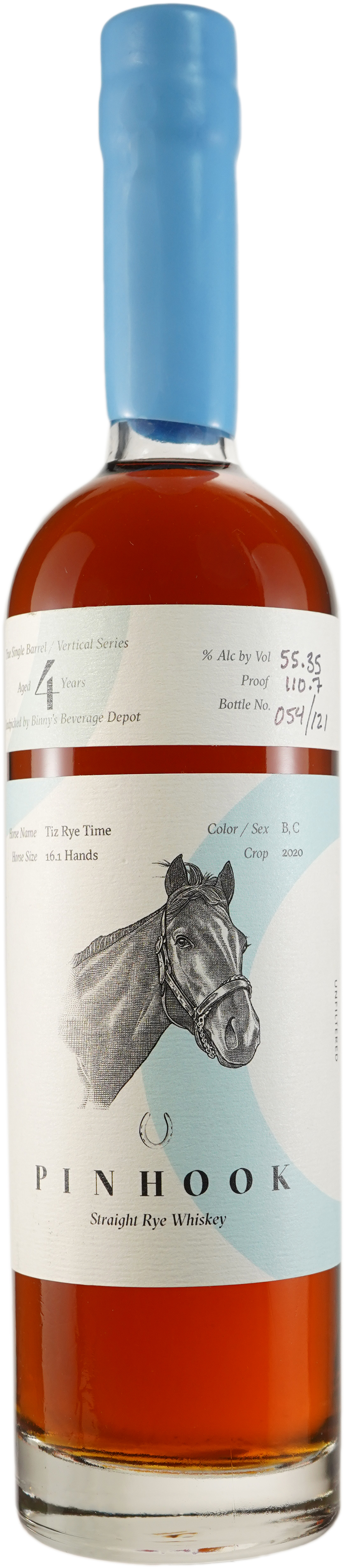 Pinhook Vertical Series 4 year old Rye Tiz Rye Time