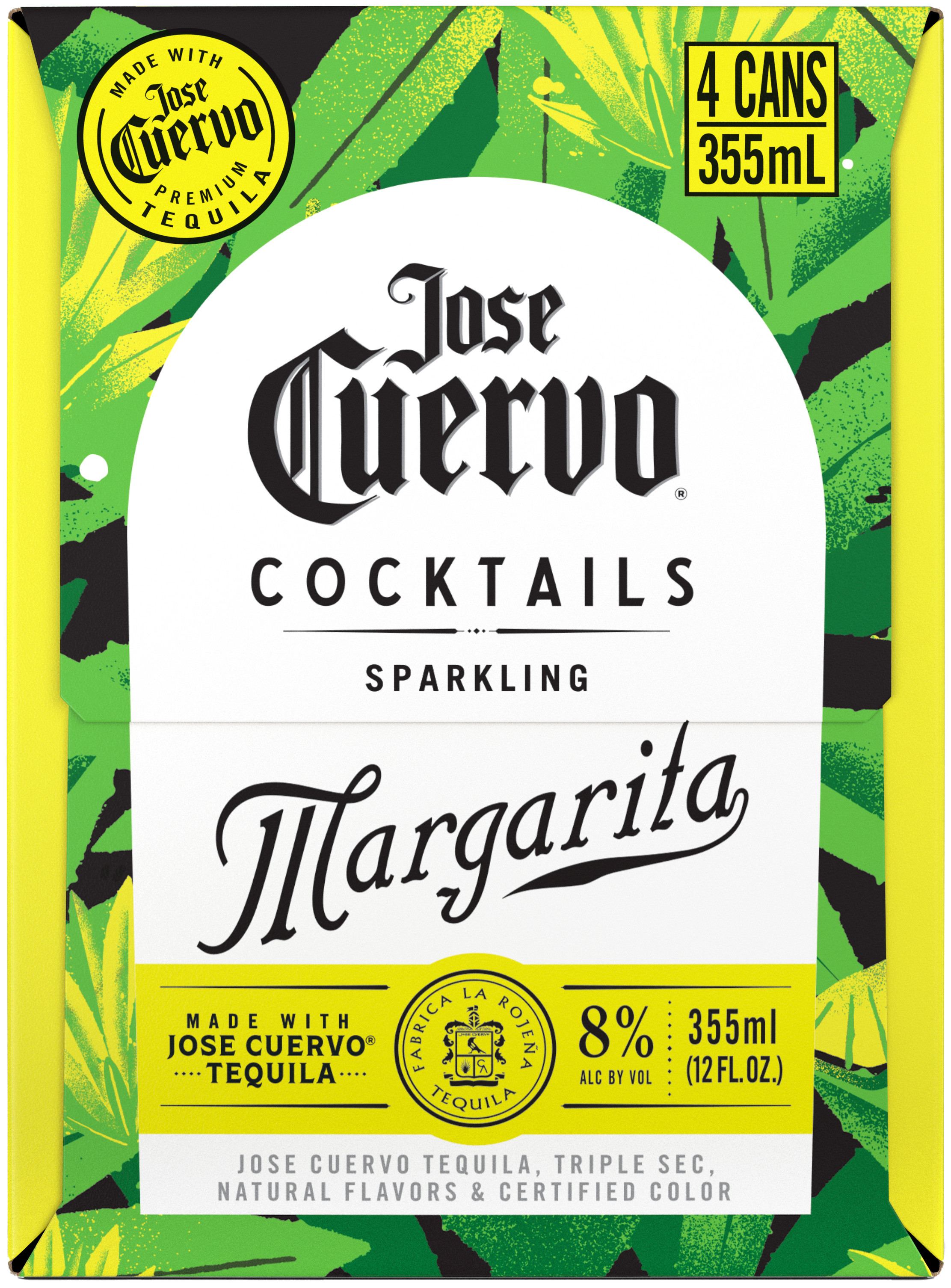 Jose Cuervo Sparkling Margarita 4 Pack Can 4 pack of 355 ml Can