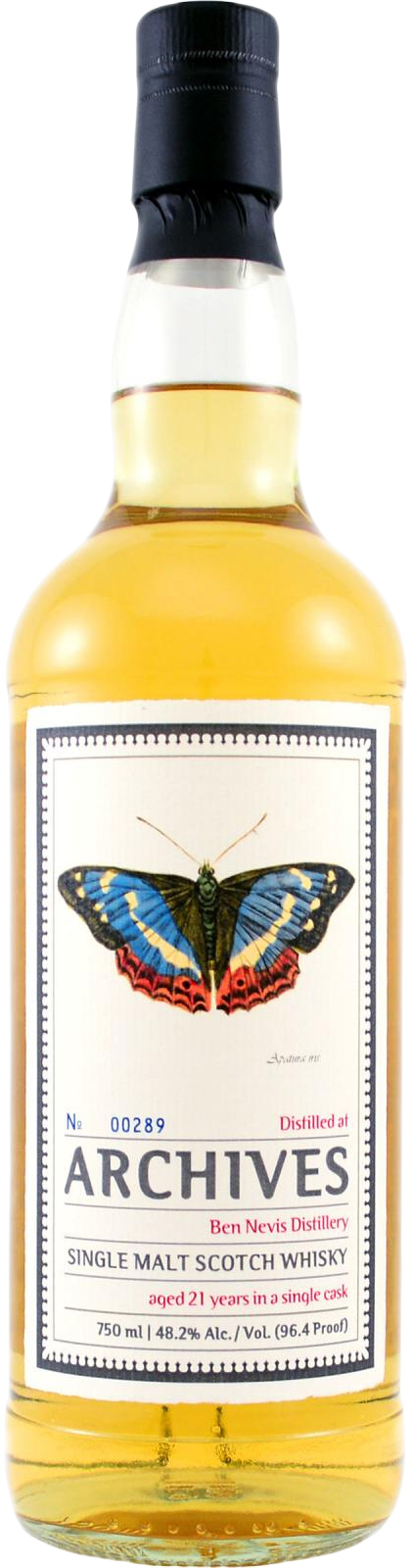 Archives Ben Nevis 21 year old ex Bourbon Hogshead 1998