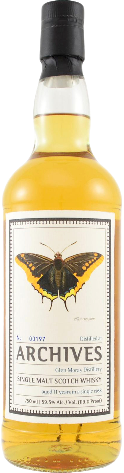 Archives Glen Moray 11 year old Ex Bourbon Barrel 2007