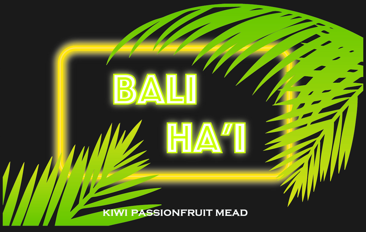 Misbeehavin' Meads Bali Ha'i Half Bottle