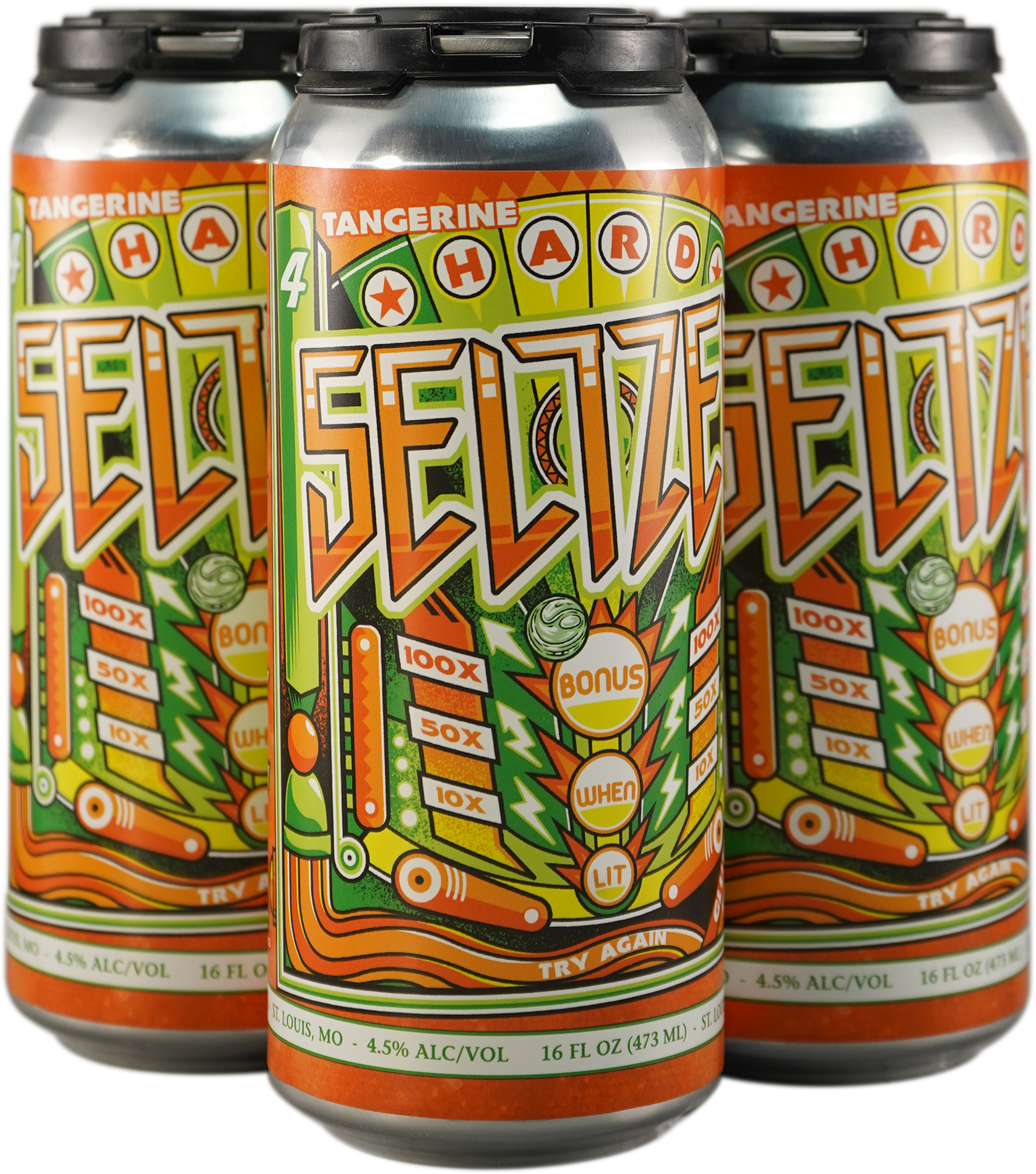 4 Hands Contact High Tangerine Hard Seltzer
