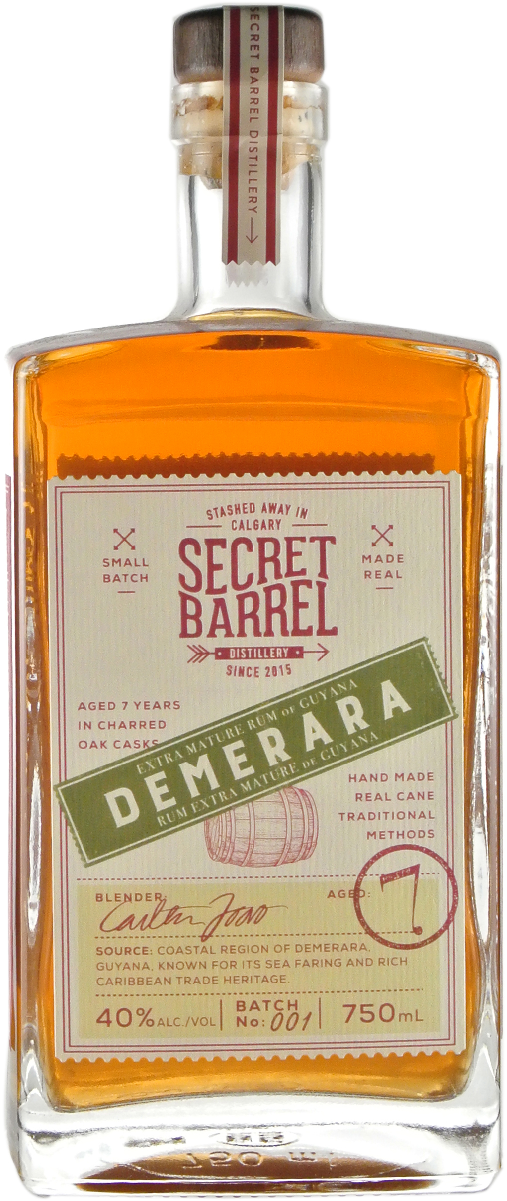 Secret Barrel Demerara Rum 7 year old