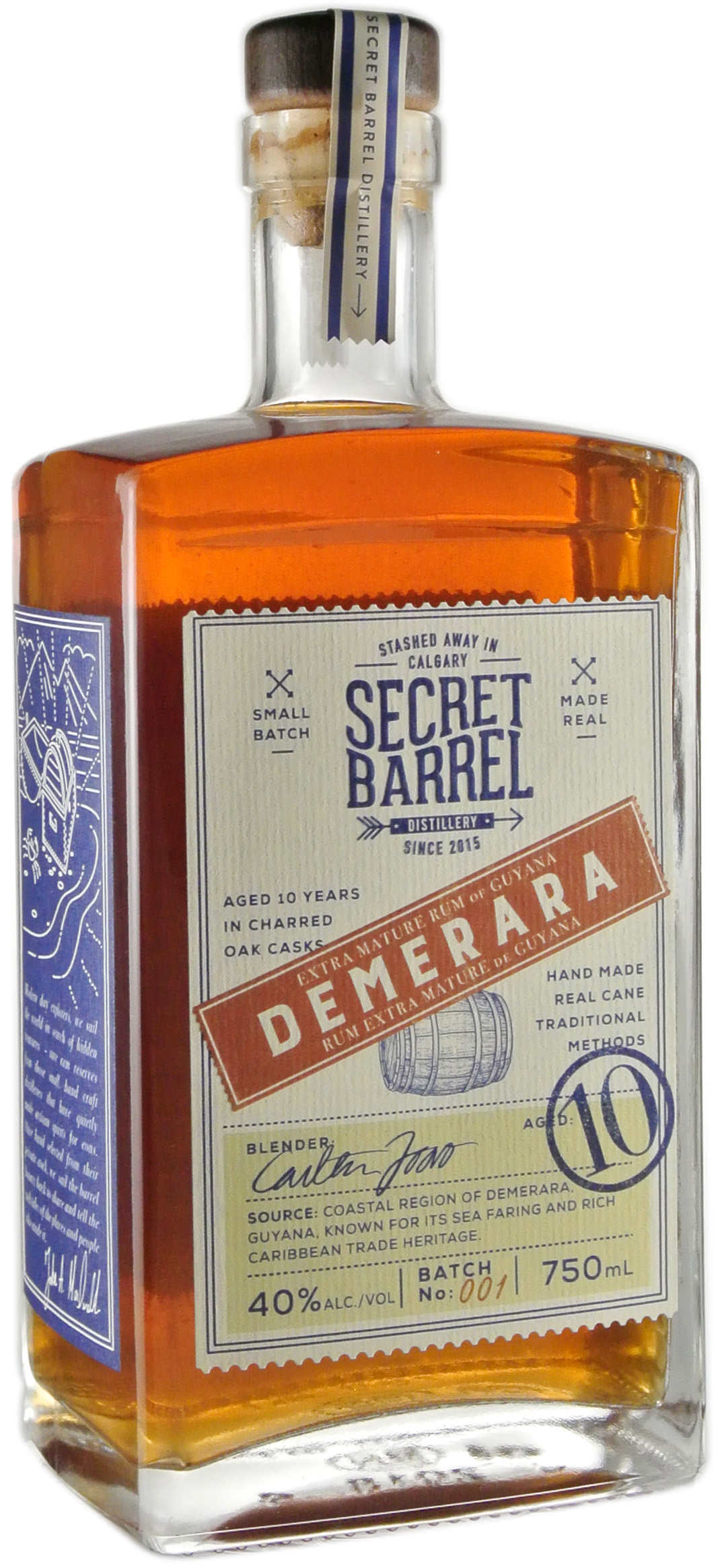 Secret Barrel Demerara Rum 10 year old