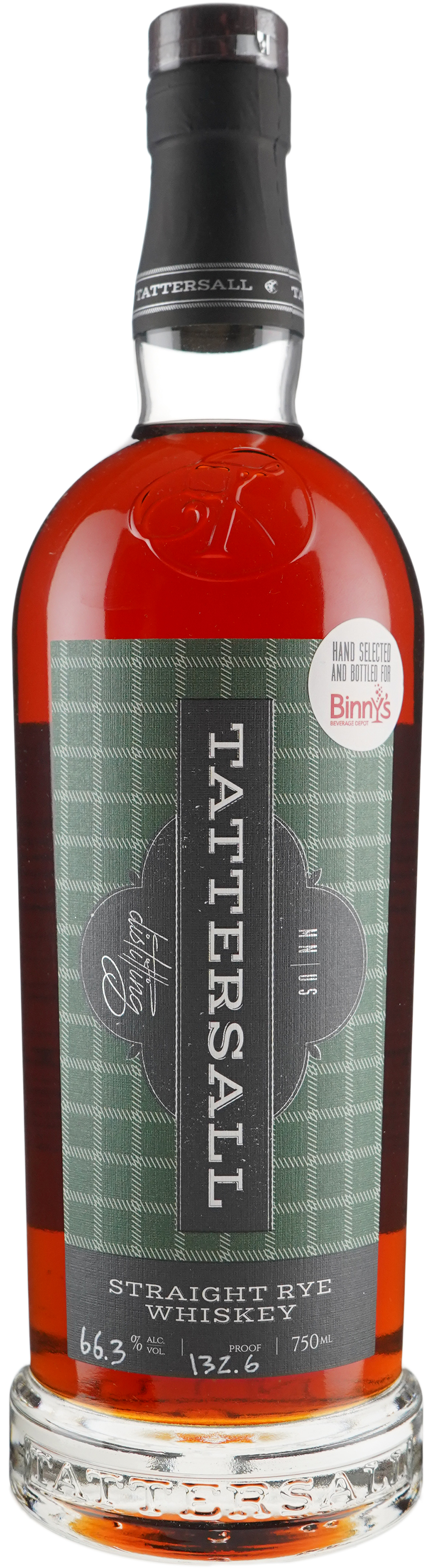 Tattersall Distilling Straight Rye Cask Strength Binny's Handpicked