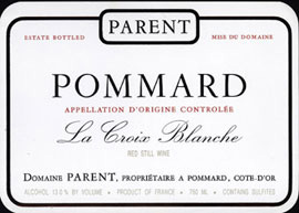 Domaine Parent Pommard La Croix Blanche 2018