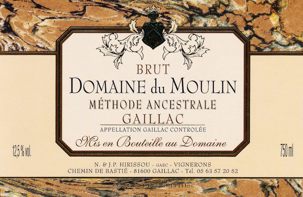 Domaine du Moulin Methode Ancestrale Gaillac