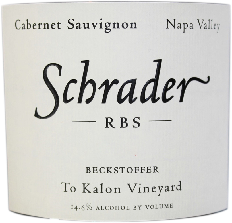 Schrader Cellars Cabernet Sauvignon RBS To Kalon Vineyard 2017