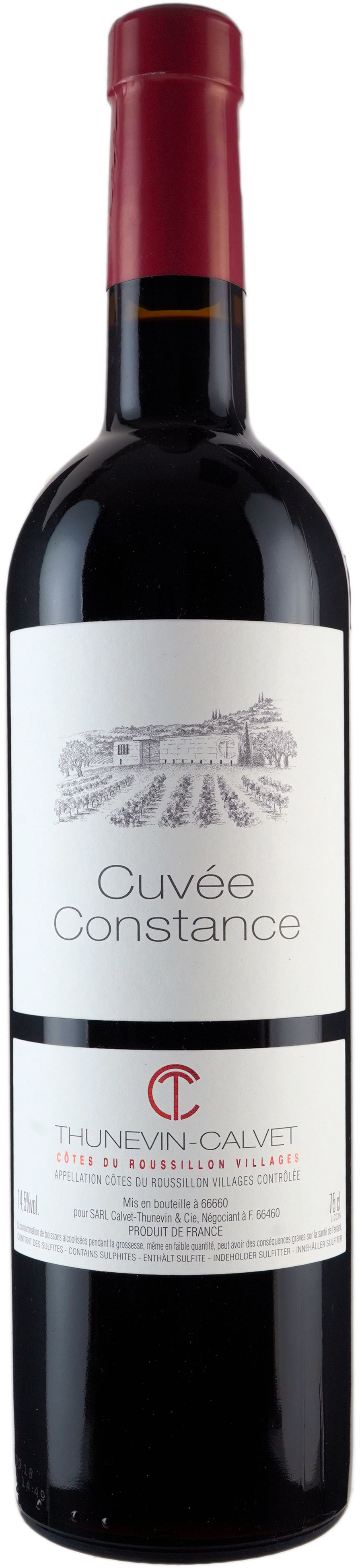 Thunevin Calvet Cotes du Roussillon Villages Cuvee Constance 2017