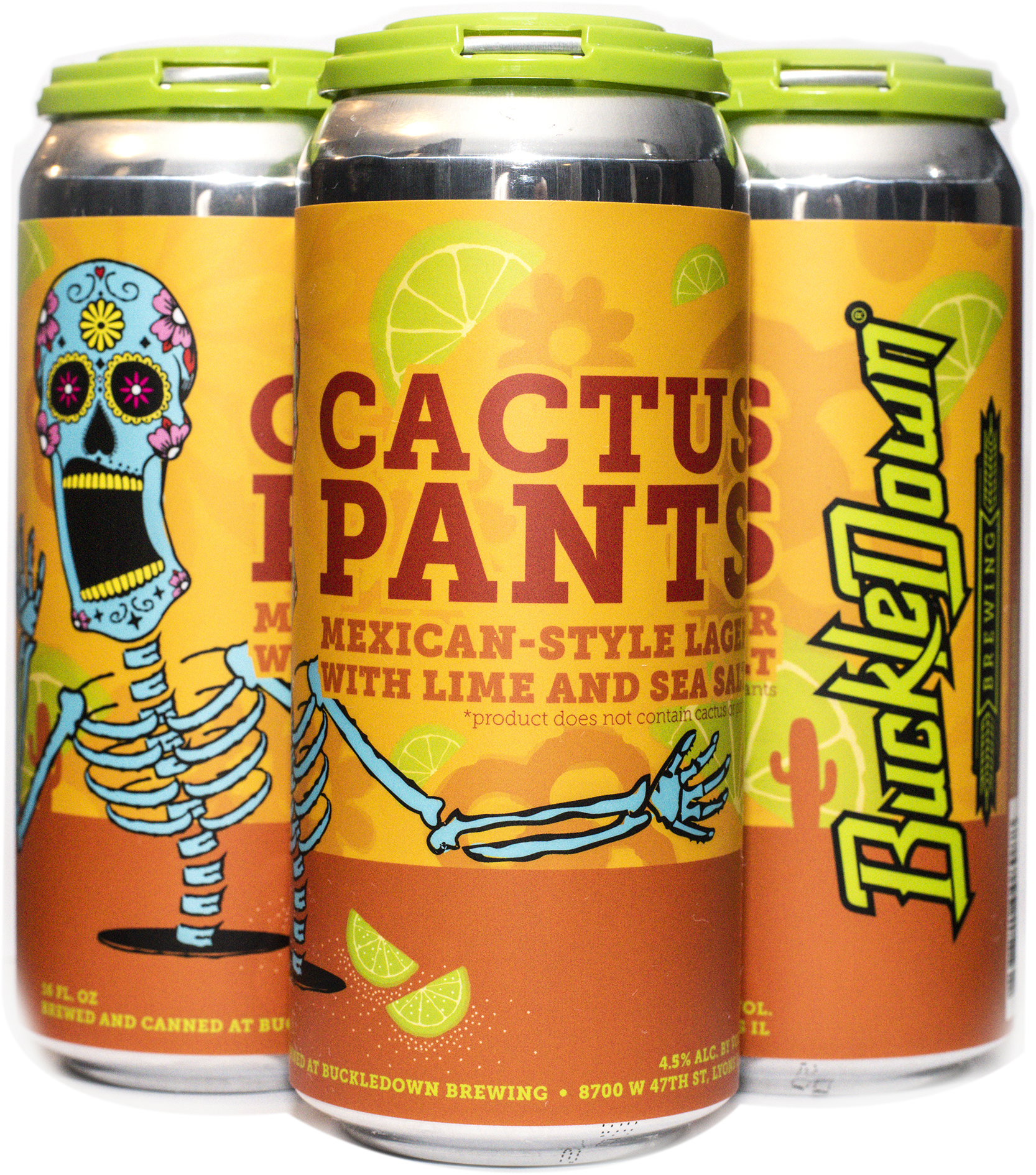 BuckleDown Cactus Pants Lime and Sea Salt