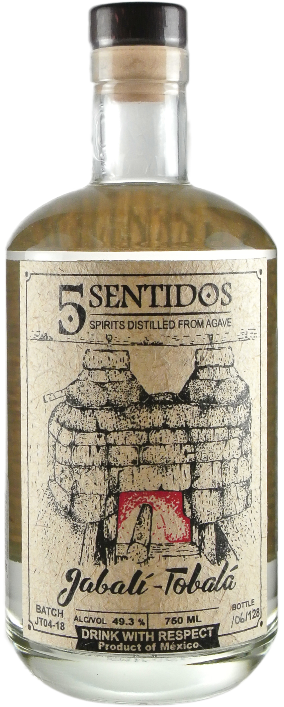 5 Sentidos Jabali Tobala Ensamble Mezcal