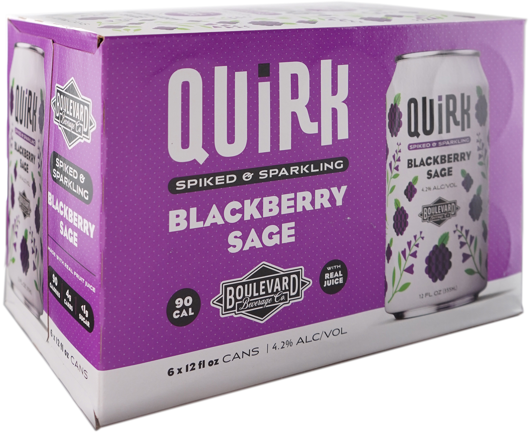 Boulevard Quirk Blackberry Sage Hard Seltzer