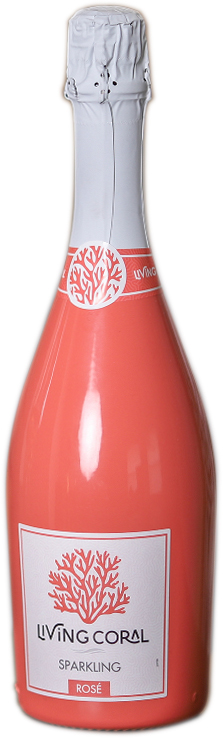 Living Coral Sparkling Rose
