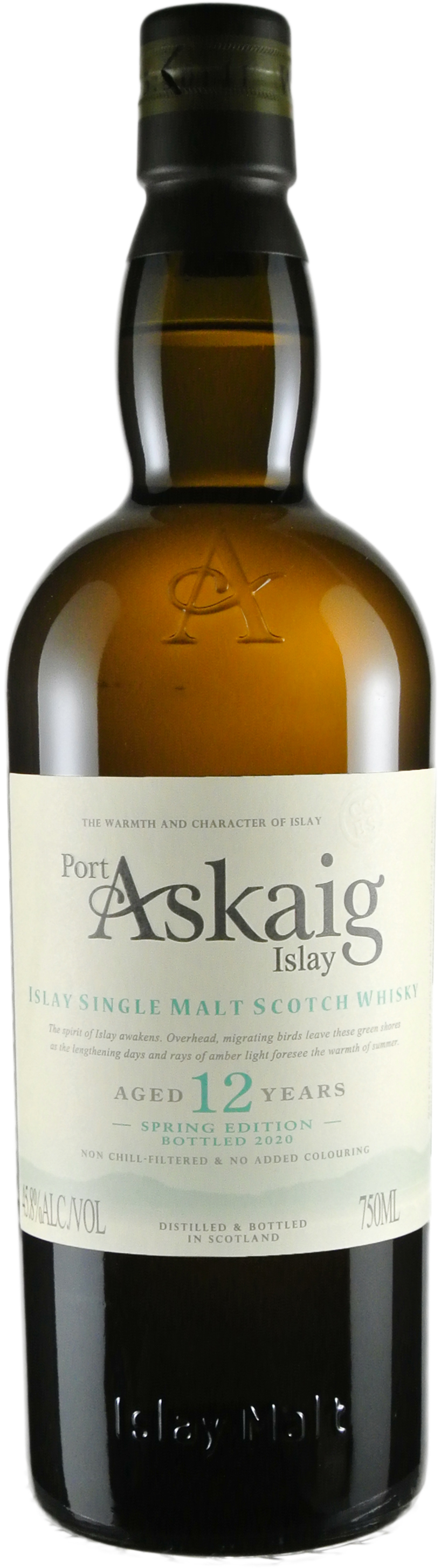 Port Askaig 12 year old Spring Edition ex Bourbon Cask Islay Single Malt