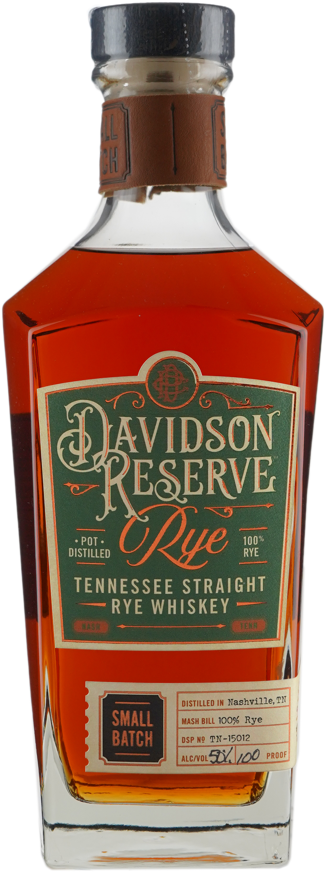 Davidson Reserve Tennessee Straight Rye Whiskey