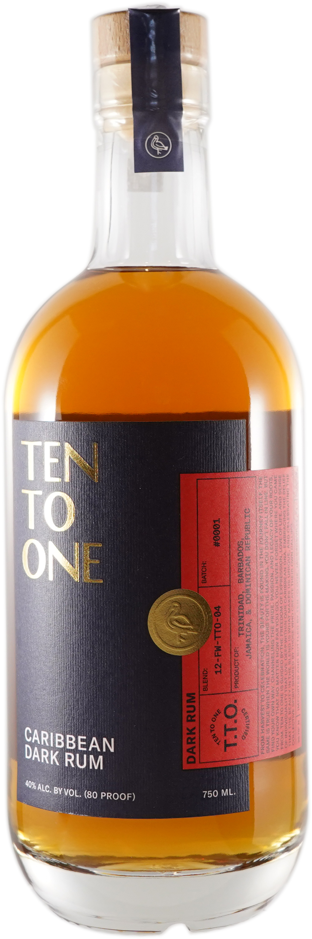 Ten to One Caribbean Dark Rum