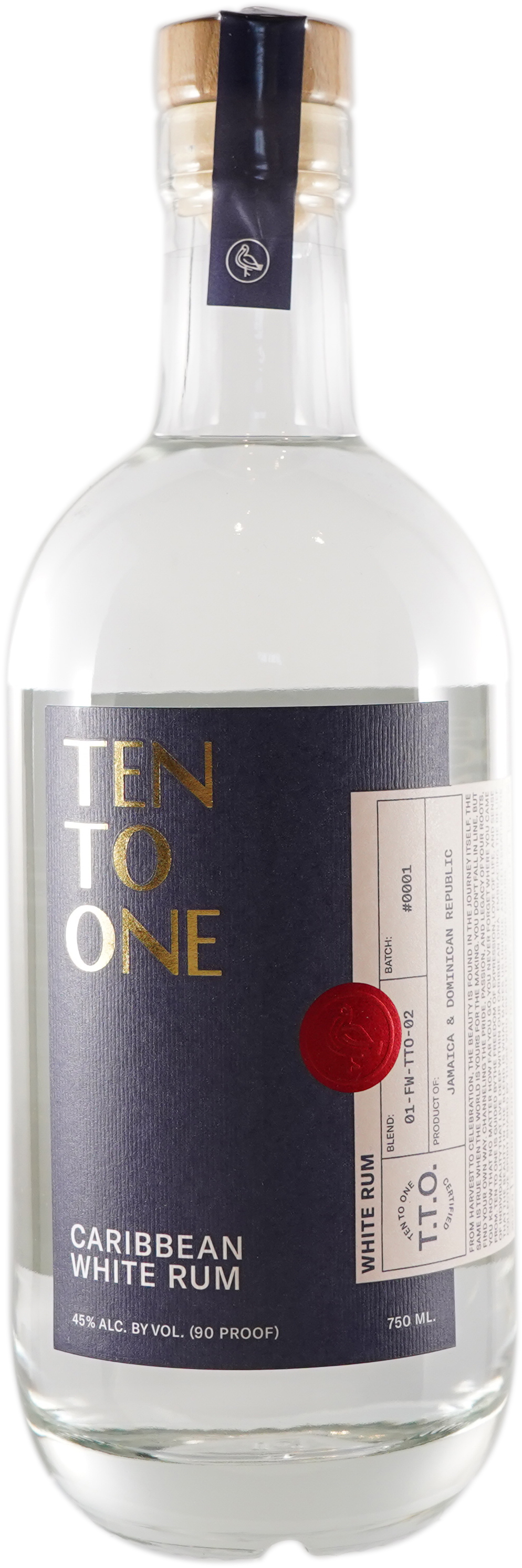 Ten to One Caribbean White Rum