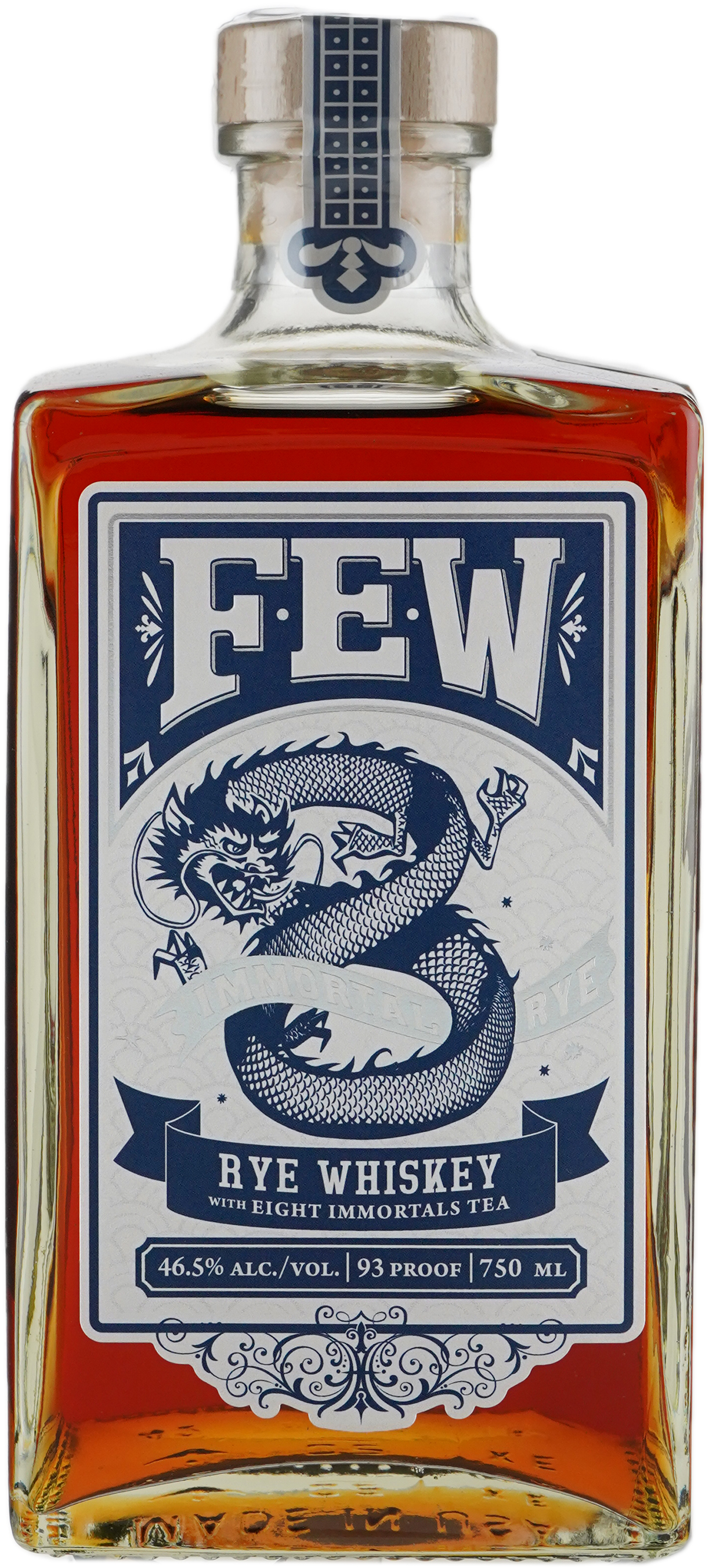 FEW Spirits Immortal Rye Whiskey with Eight Immortals Tea