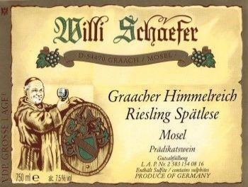 Willi Schaefer Graacher Himmelreich Riesling Spatlese 2018