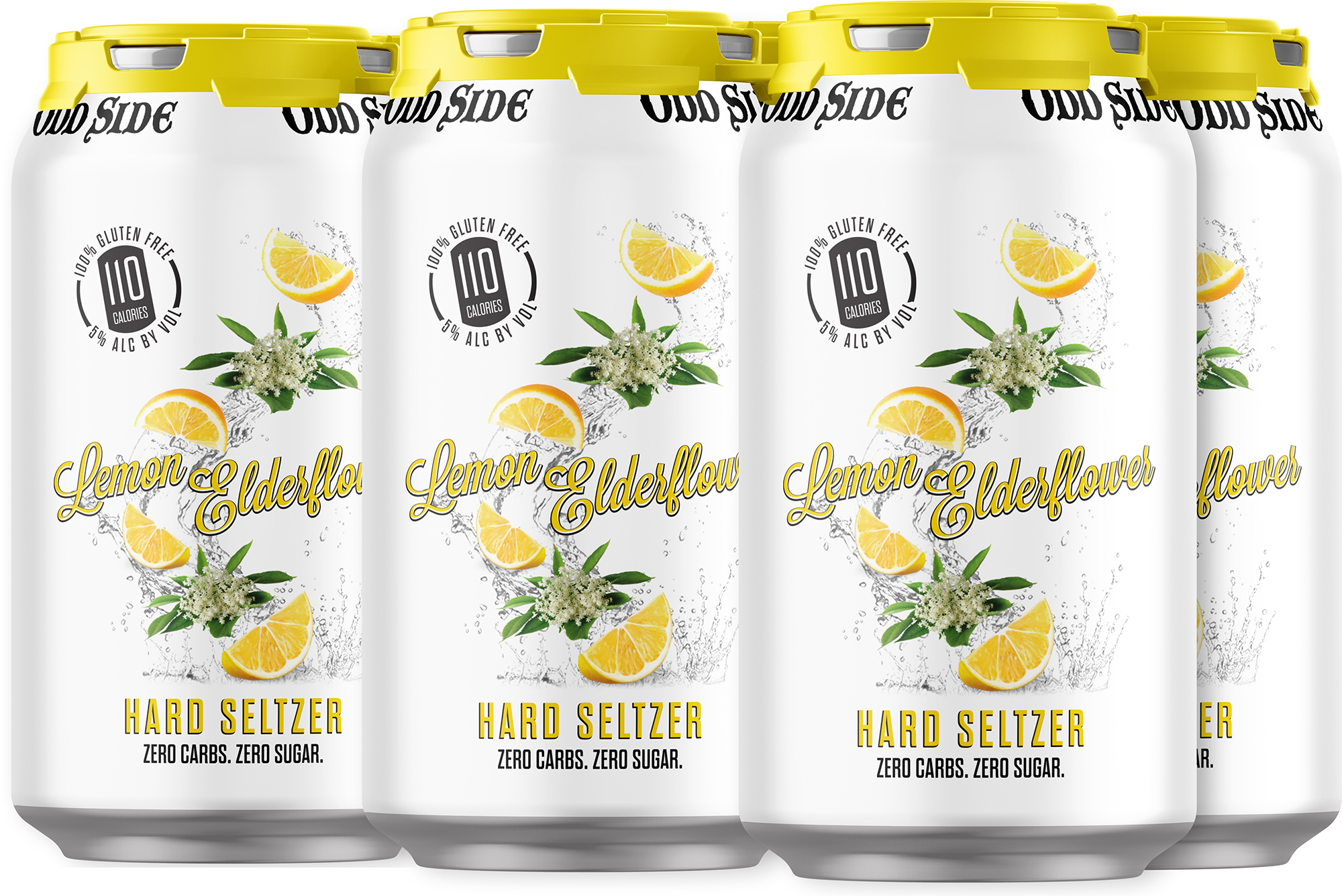 Odd Side Lemon Elderflower Hard Seltzer