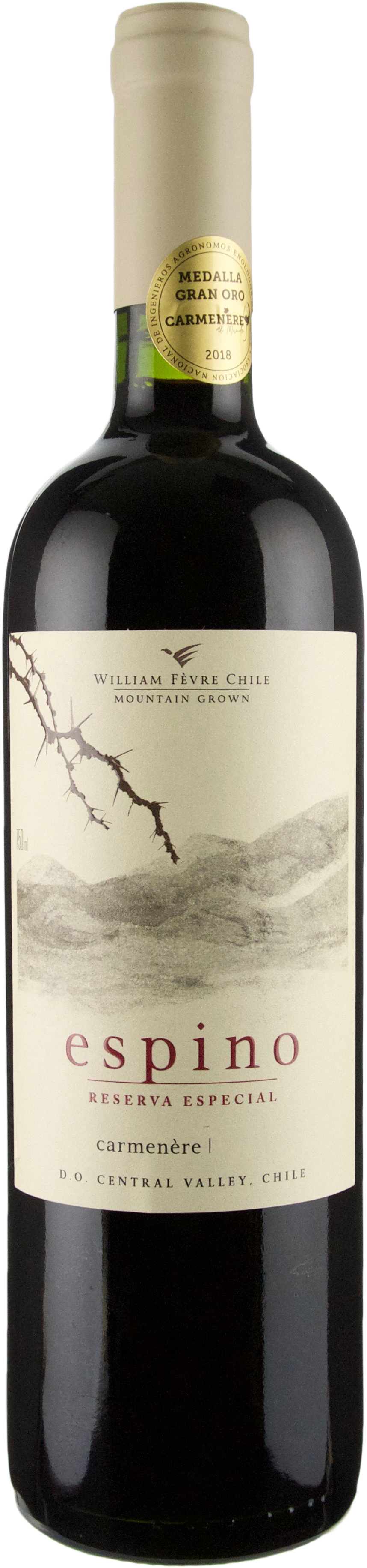 Espino Carmenere Reserva Especial by William Fevre 2018