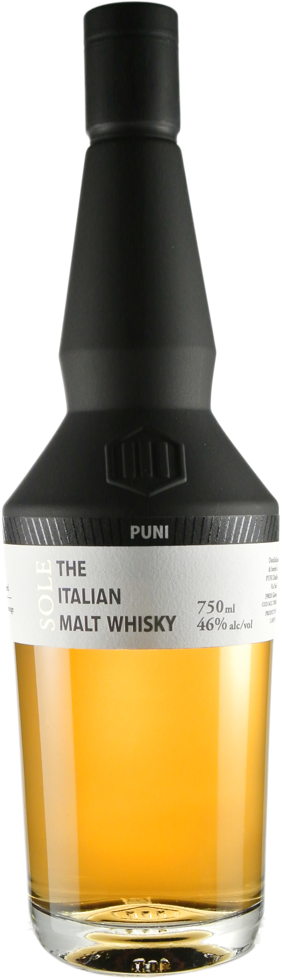 Puni Sole Italian Single Malt from ex Bourbon Finished in ex PX Sherry Cask