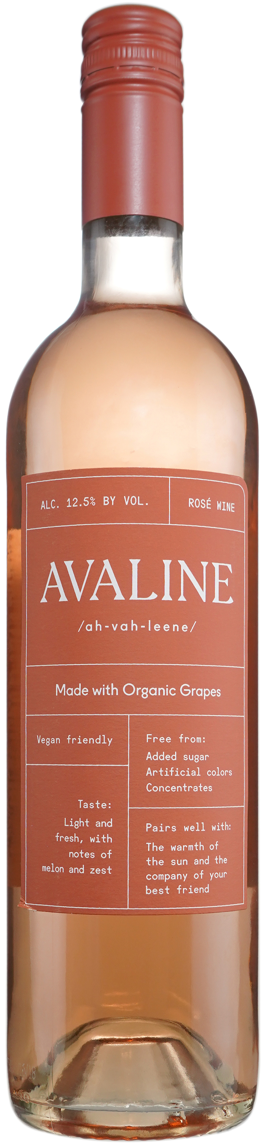 Avaline Rose 750 ml Bottle