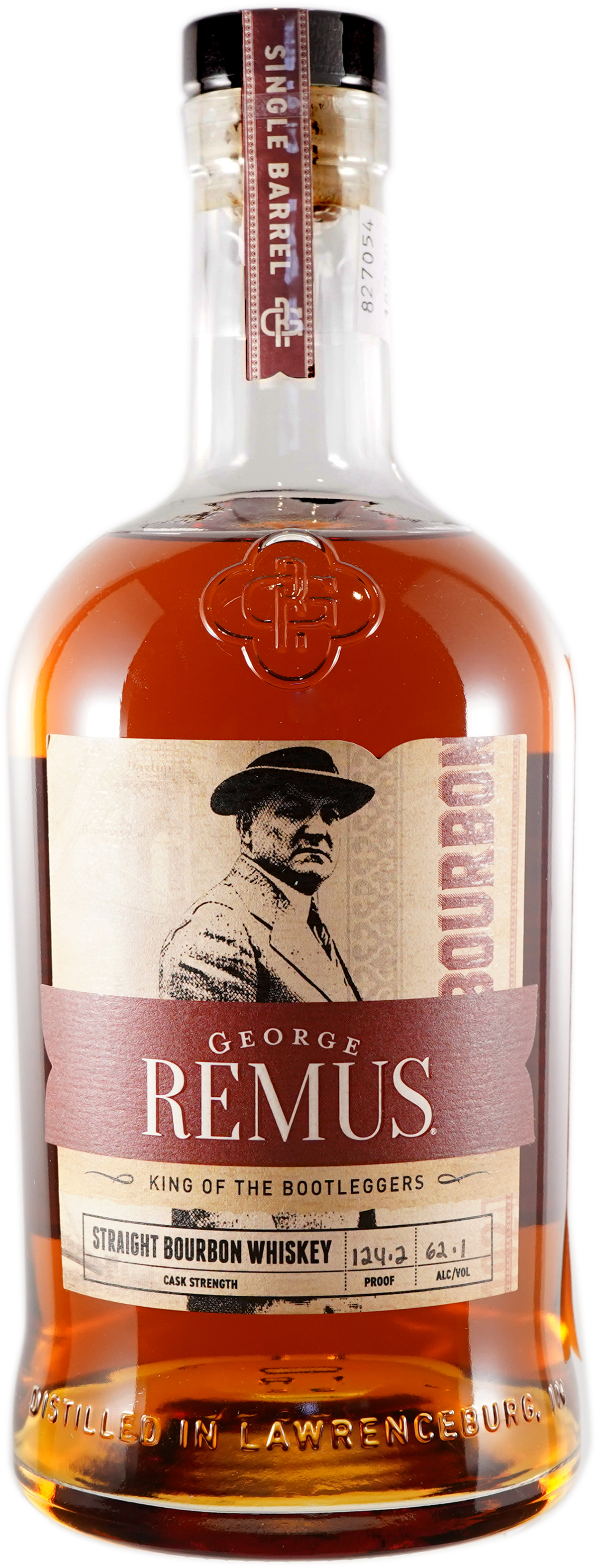 George Remus Bourbon Single Barrel # 483 Binny's Handpicked Barrel Strength