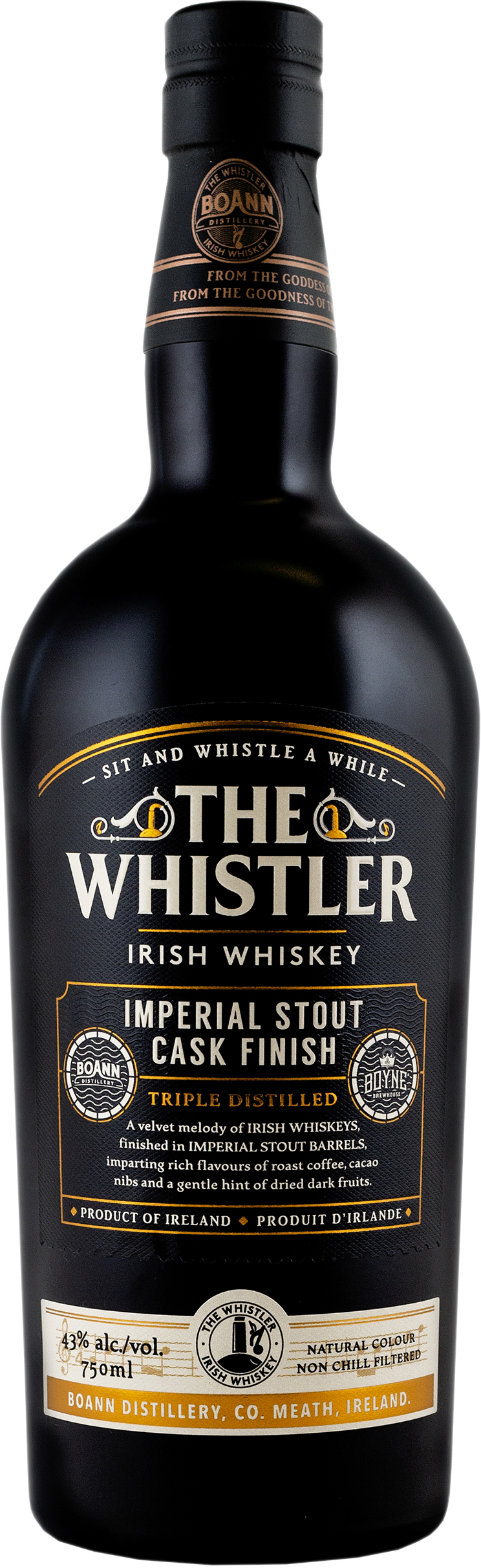 The Whistler Imperial Stout Cask Finish Irish Whiskey