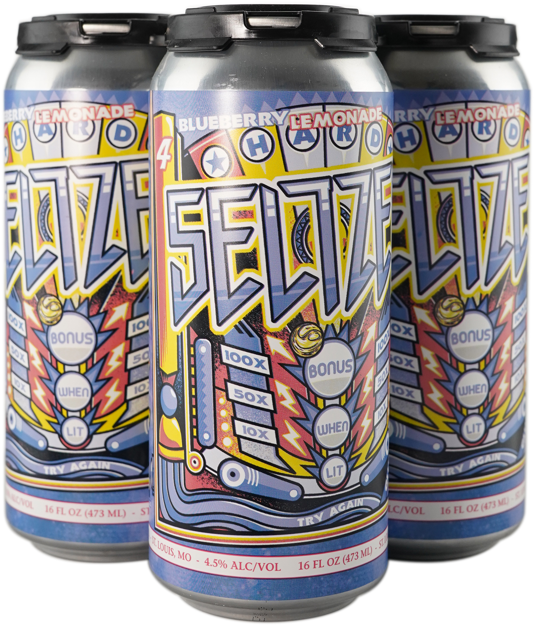 4 Hands Contact High Blueberry Lemonade Seltzer