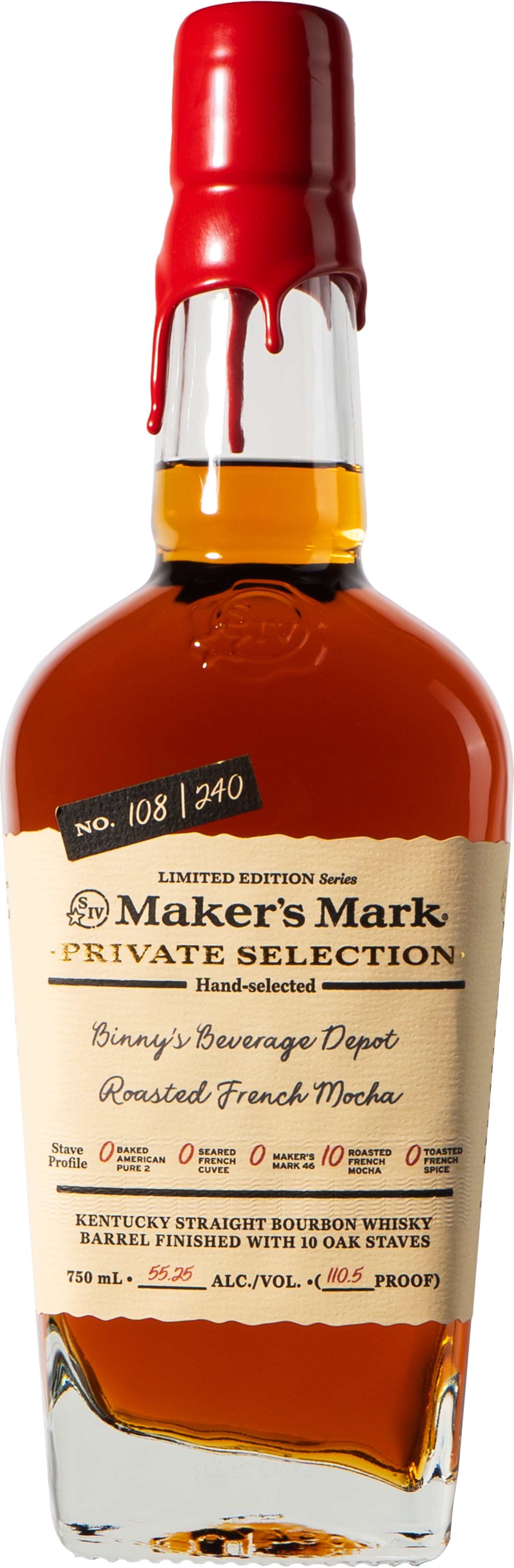 Maker's Mark Private Select Roasted French Mocha Single Stave