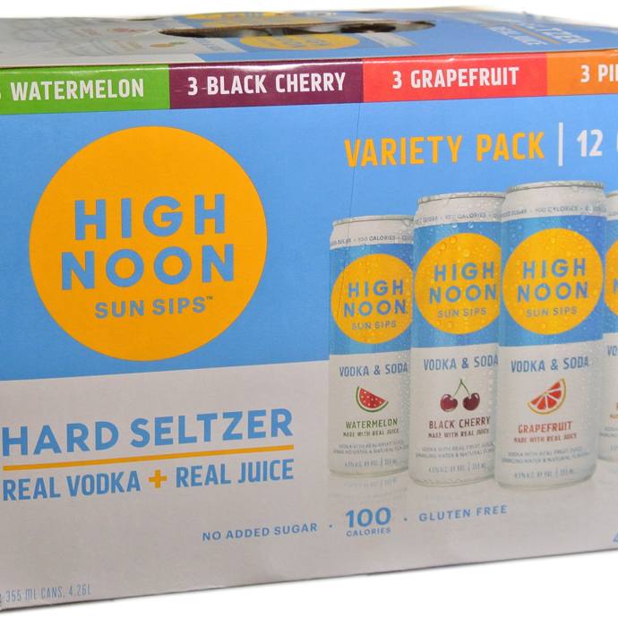 High Noon Vodka & Soda Variety 12 Pack Can