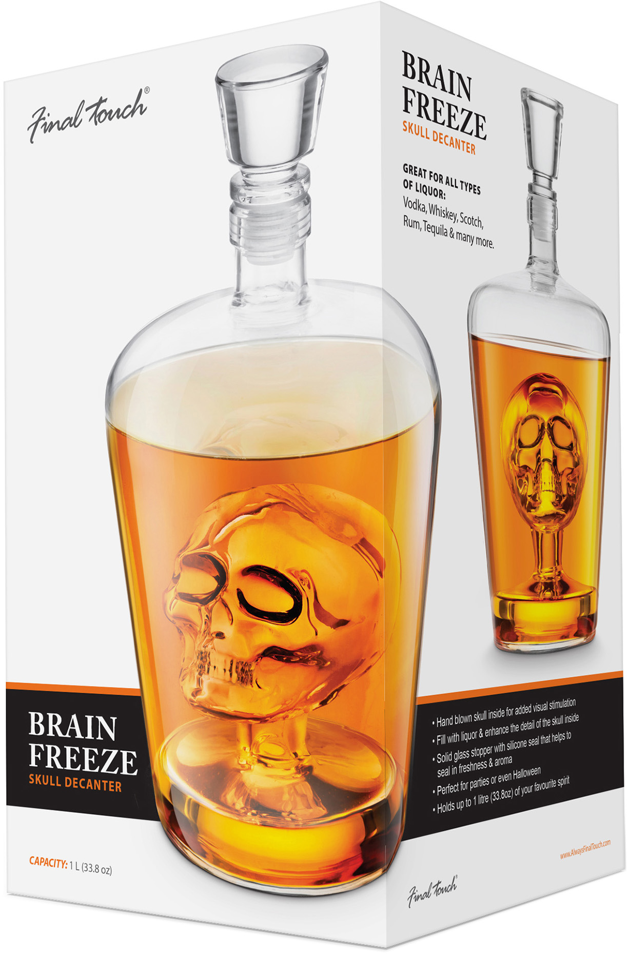 Final Touch Brain Freeze Decanter