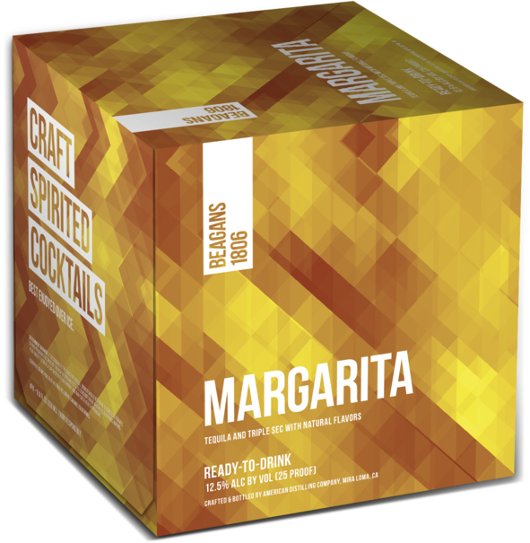 Beagan's Margarita 4 Pack Can