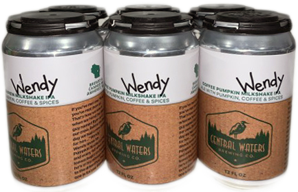 Central Waters Wendy Coffee Pumpkin Milkshake IPA