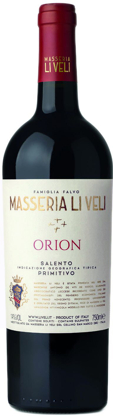 Li Veli Orion Salento Primitivo 2019