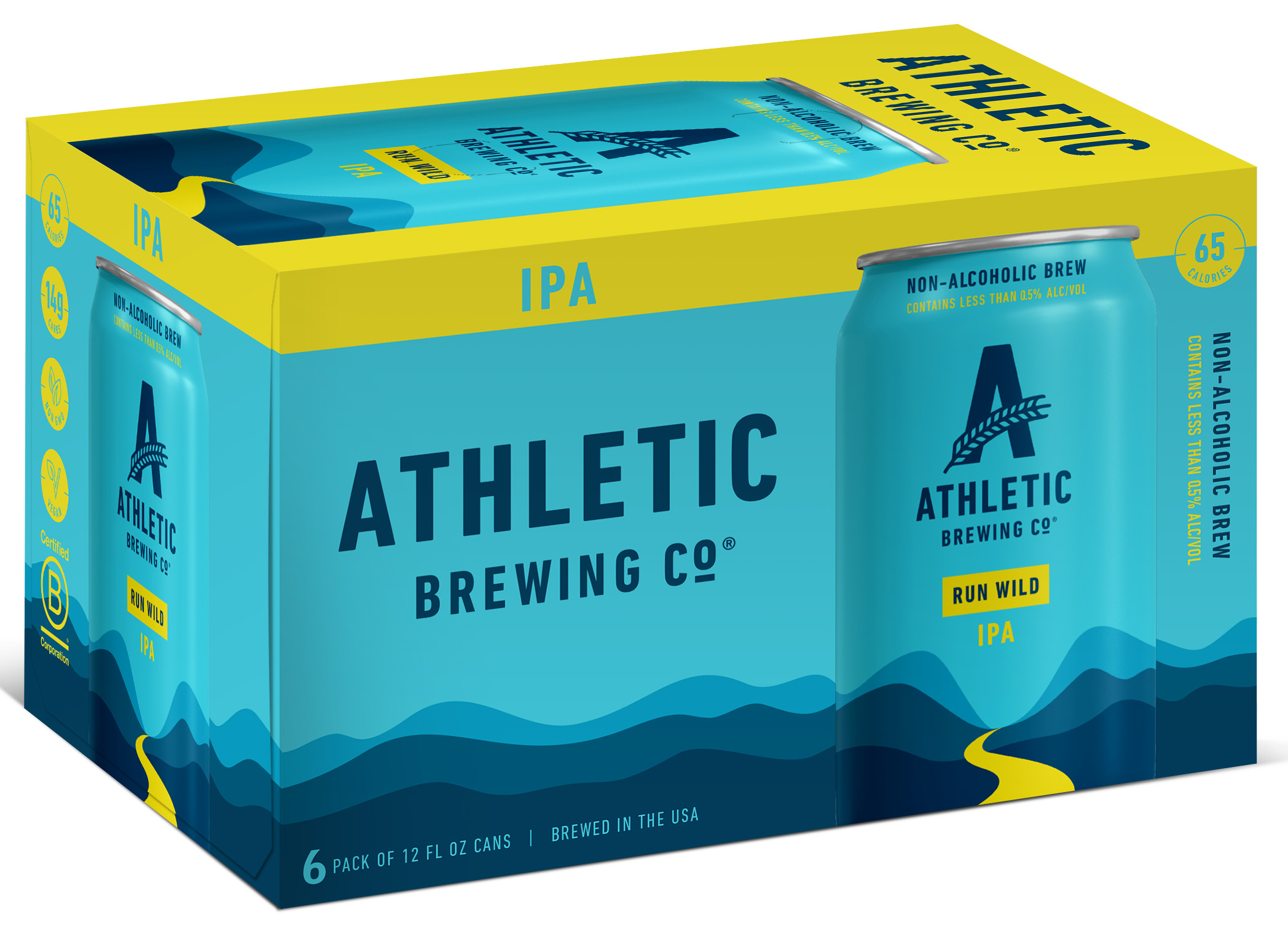 Athletic Brewing Run Wild Non-Alcoholic IPA