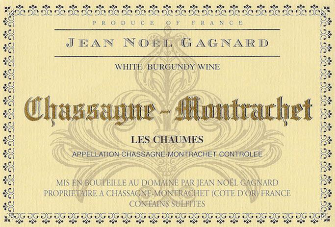 Jean Noel Gagnard Chassagne Montrachet Les Chaumes 2018