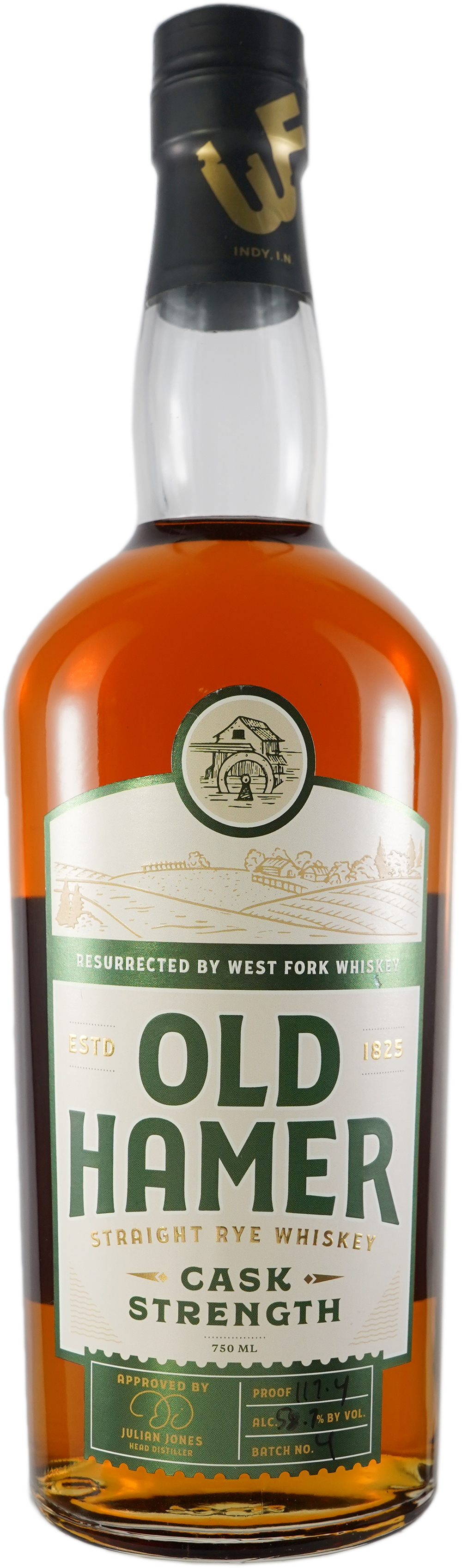Old Hamer Straight Rye Cask Strenght