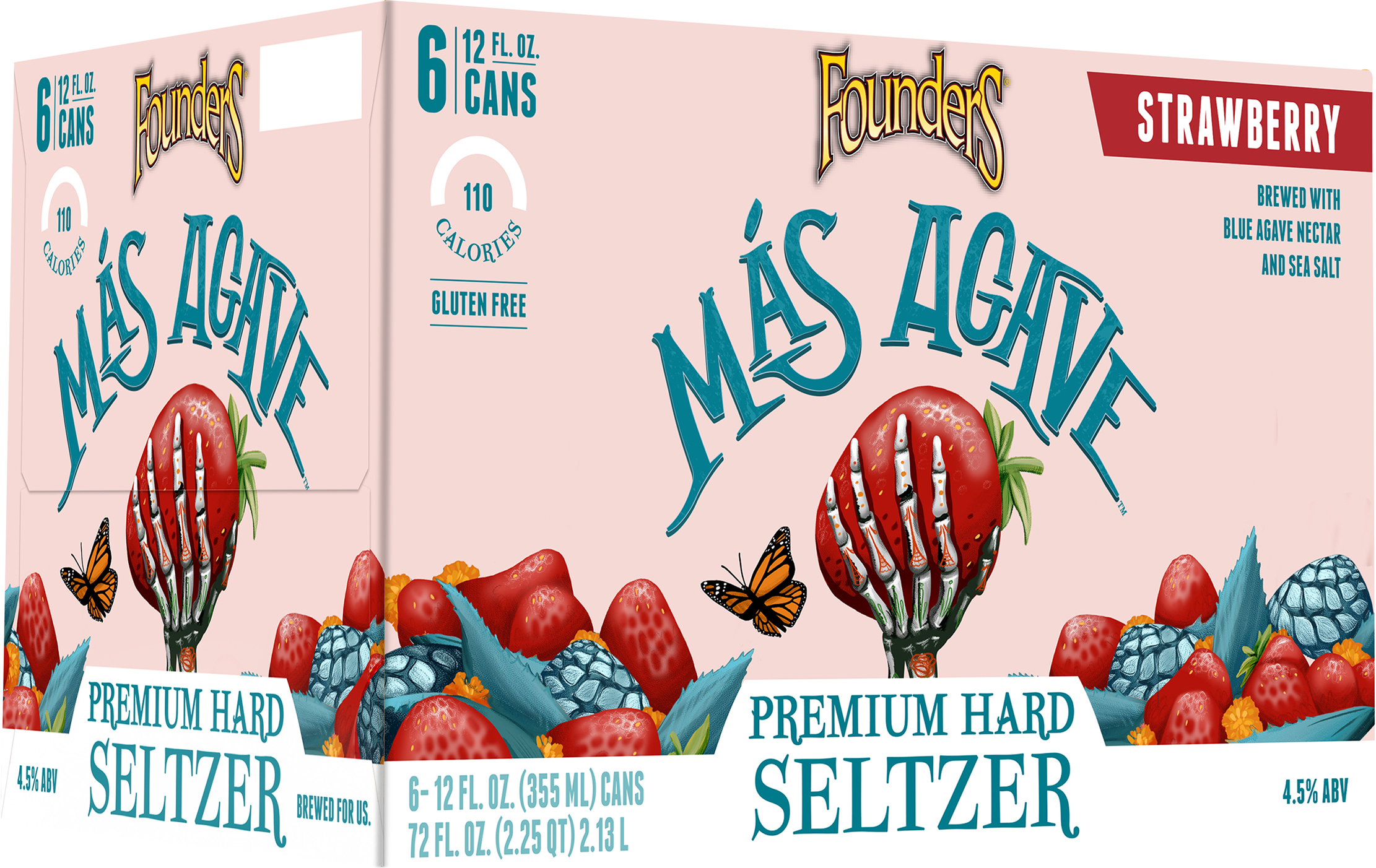Founders Mas Agave Strawberry Seltzer