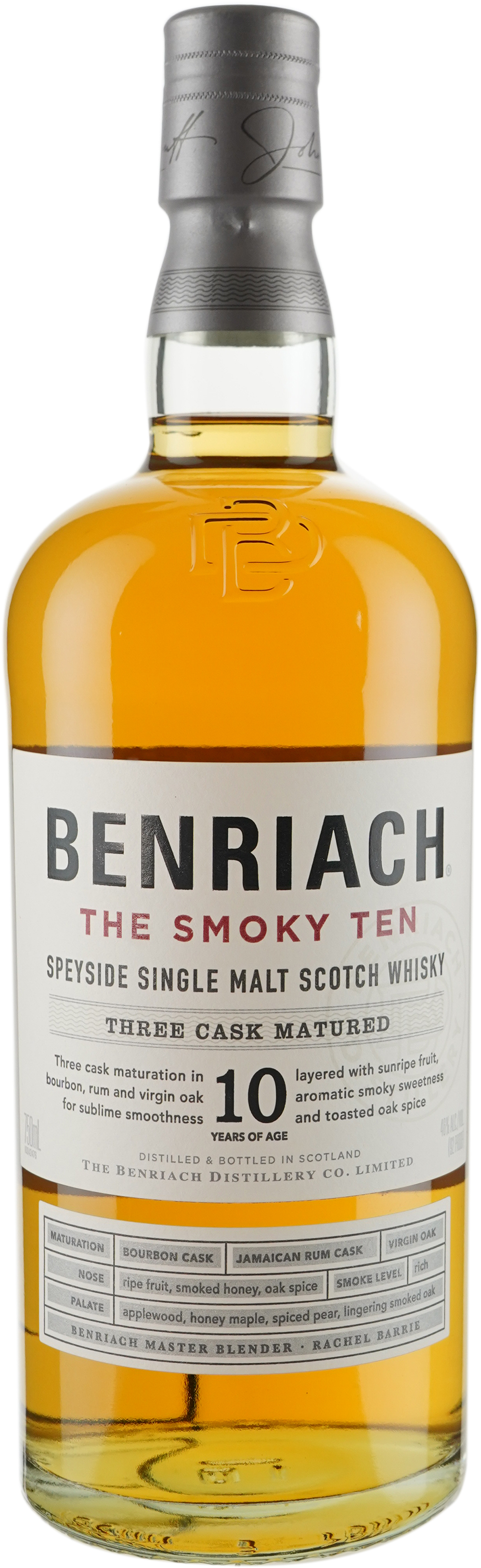 BenRiach The Smoky Ten 10 year old Peated Speyside Single Malt