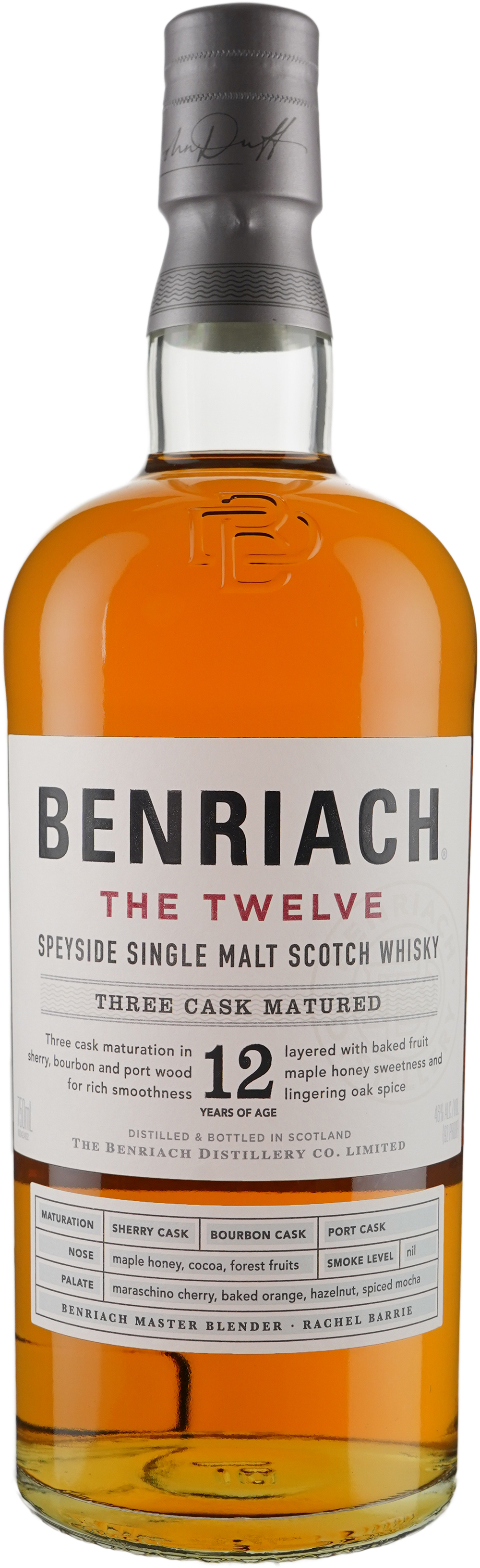 BenRiach The Twelve 12 year old Speyside Single Malt | 750 ml Bottle