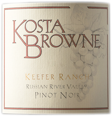Kosta Browne Pinot Noir Keefer Ranch 2018
