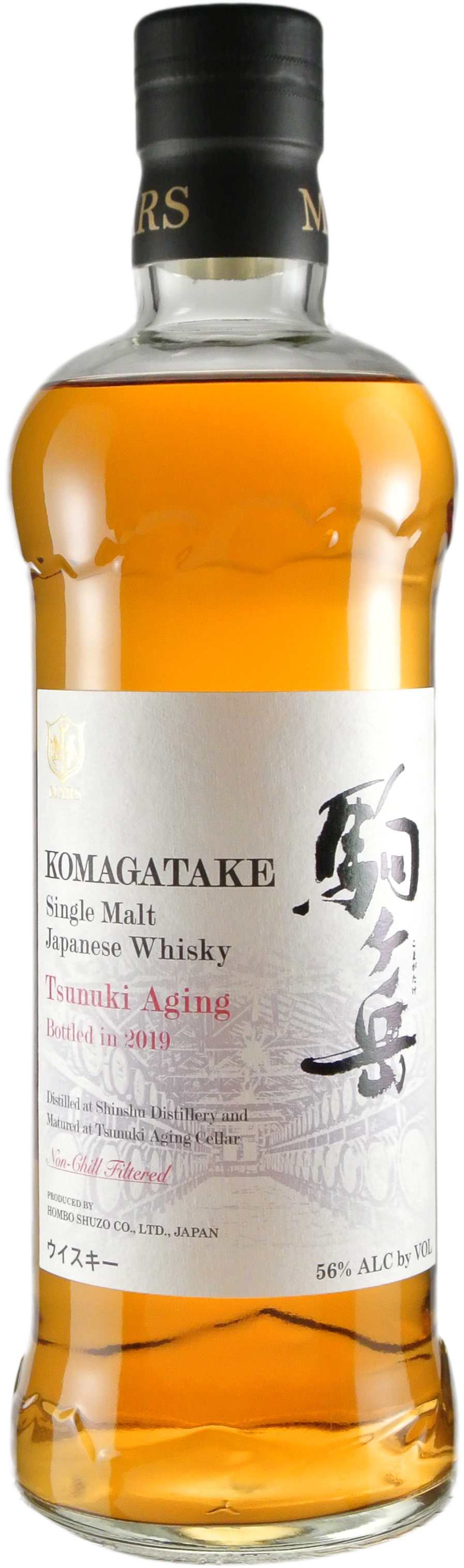 Mars Shinshu Distillery 'Komagatake' Tsunuki Aging Single Malt Bottled in 2019